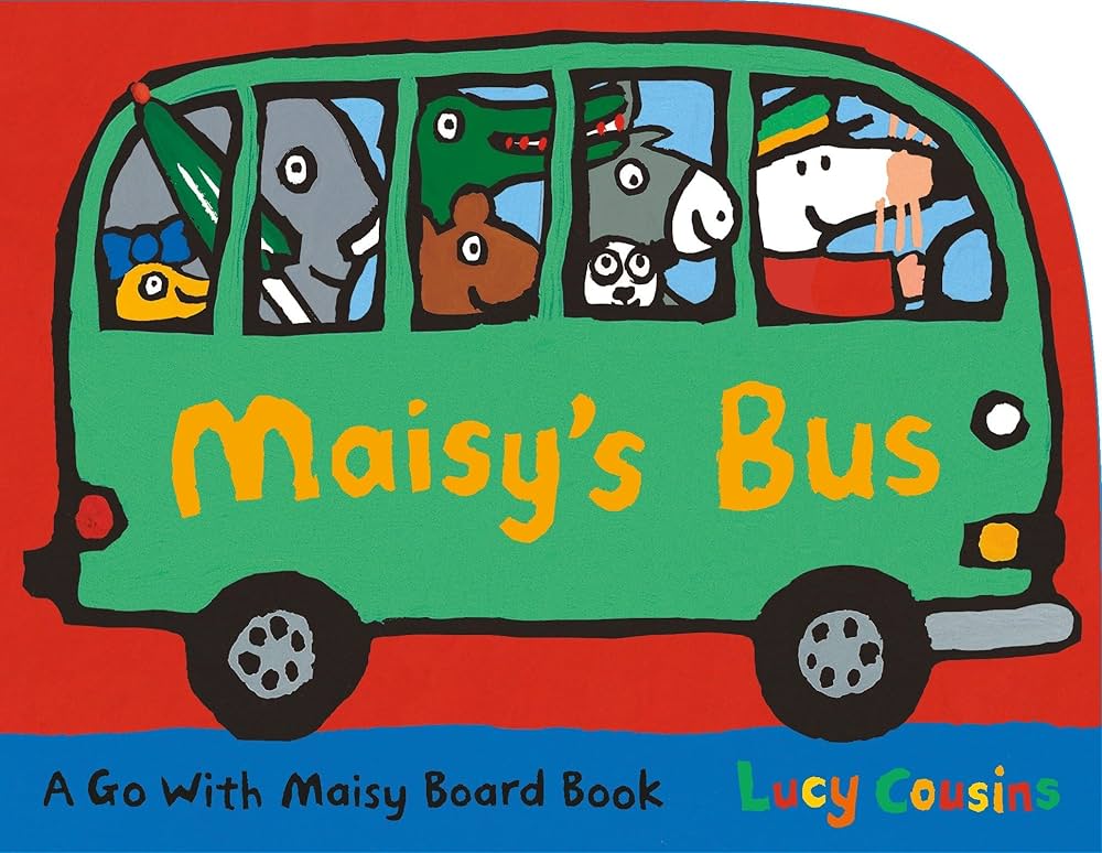 Amazon.com: Maisy's Bus: (A Bus-Shaped Board Book About